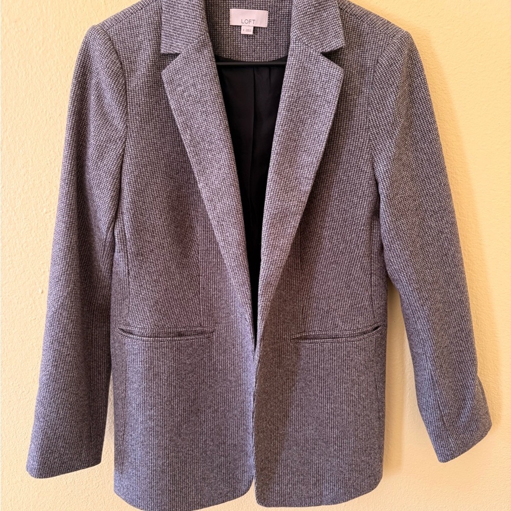LOFT Women's Classic Gray Suit Jacket